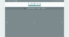 Desktop Screenshot of lomaxconstruction.com